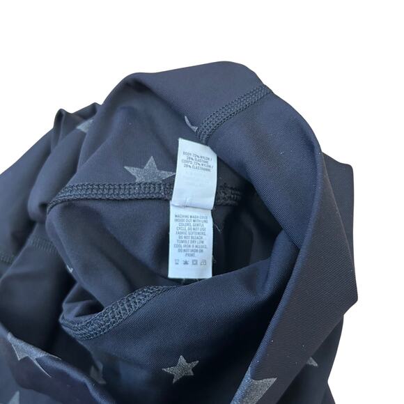 Aerie Black with Grey Stars Leggings Women's Size‎ Large - Picture 7 of 8